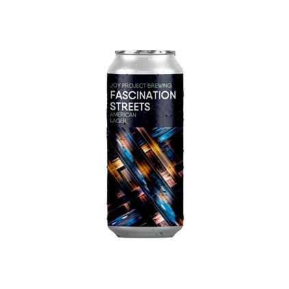 Cerveja Joy Project Brewing Fascination Streets American Lager Lata 473ml